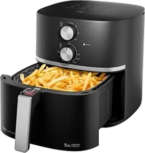 WAP Fritadeira Elétrica Air Fryer GRAND WAFG2S 5,2L Temperatura Ajustável